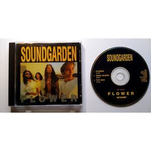 Soundgarden Flower CD Single Alternative Grunge Rock 3 Track Head Injury Toy Box